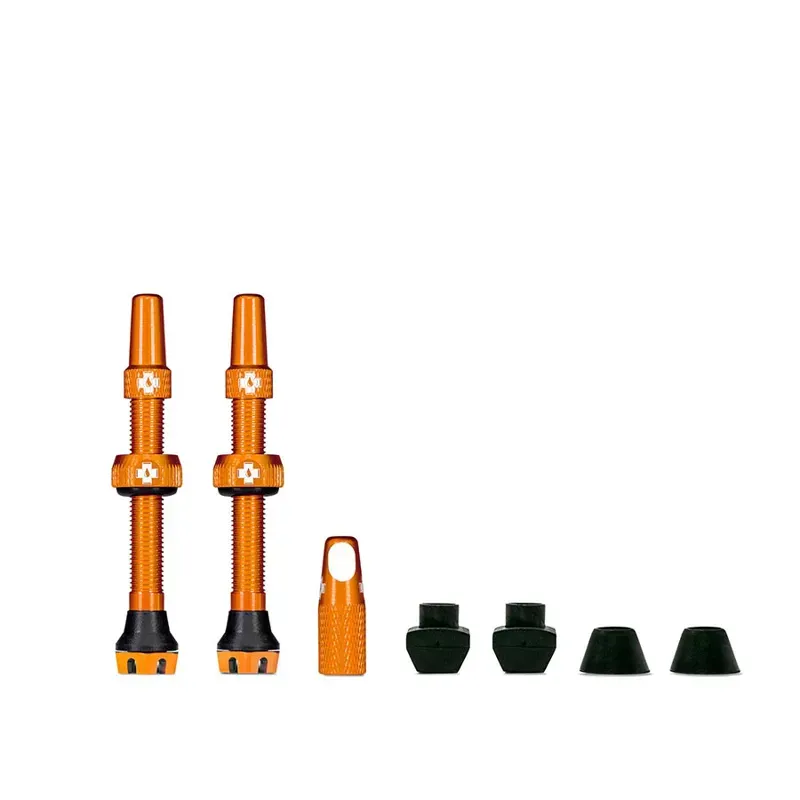 Muc-Off V2 44mm Tubeless Valve in Orange
