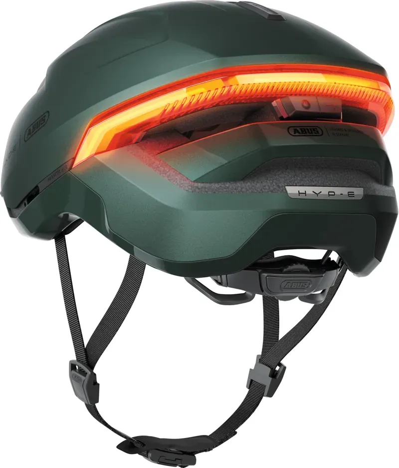 Abus HYP-E Urban Commuting Helmet in Jungle Green-2
