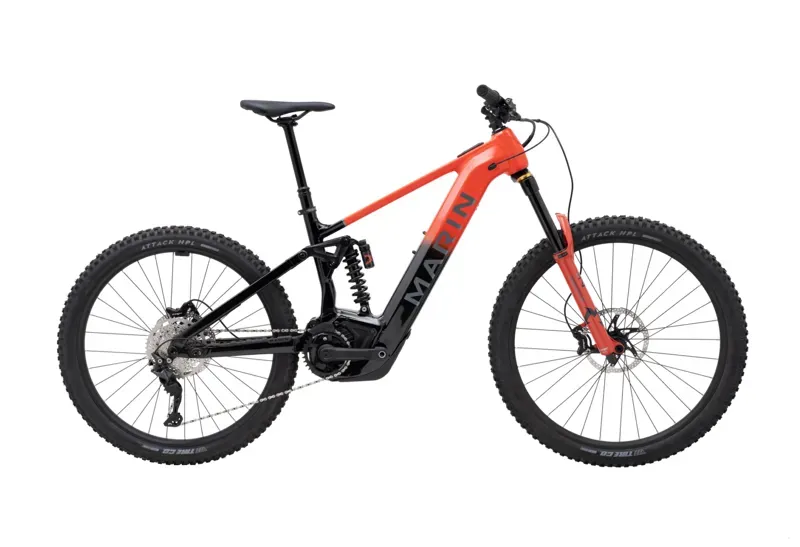 Marin Alpine Trail E1 Bosch eMountain Bike in Red/Gloss Black