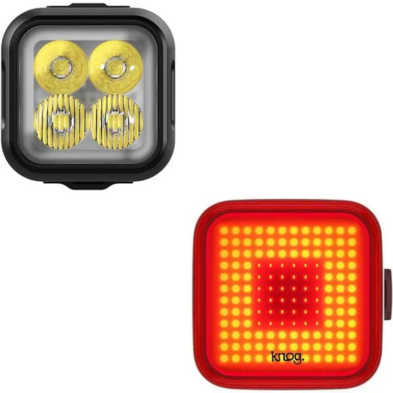 Knog Blinder Pro 600 and Blinder 100 Light Twin Pack in Black-1