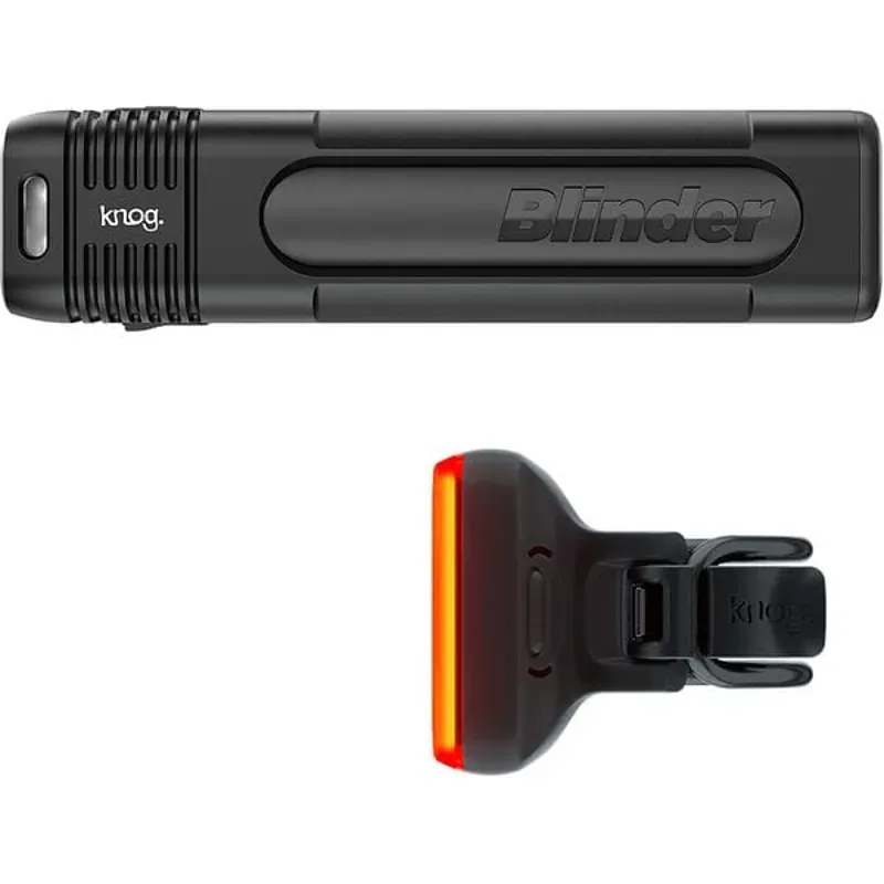 Knog Blinder Pro 600 and Blinder 100 Light Twin Pack in Black-2