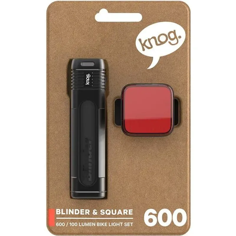 Knog Blinder Pro 600 and Blinder 100 Light Twin Pack in Black-3