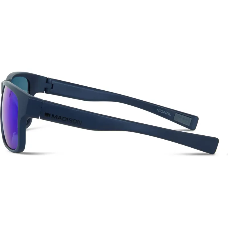 Madison Eyewear Signal Blue Mirror Lens Sunglasses in Ink Navy-1