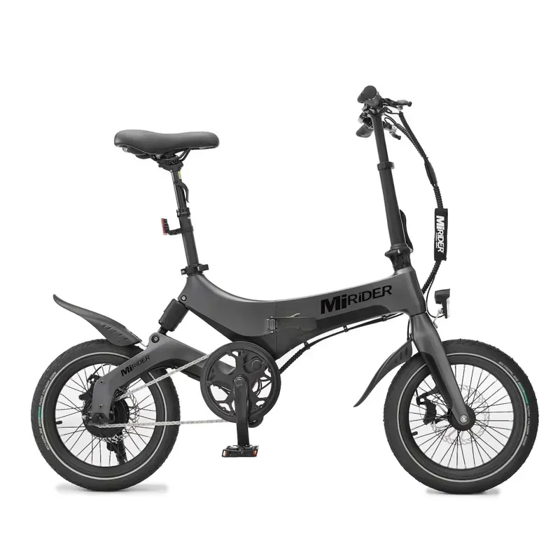 MiRiDER 16 Folding eBike in Onyx Grey