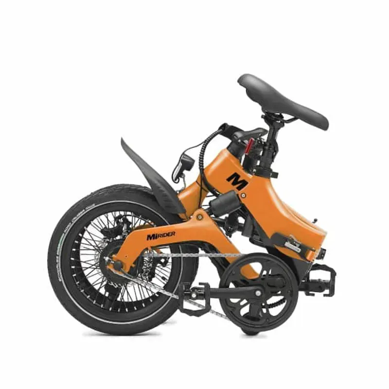 MiRiDER 16 Folding eBike in Ember Orange-1