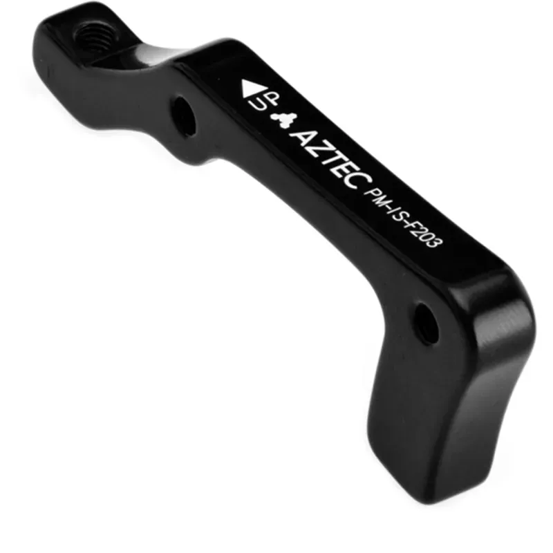 Aztec IS-Post 160mm Front Brake Caliper Adapter in Black