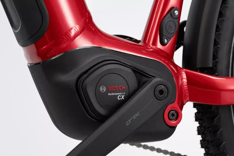 Haibike Trekking 7 Bike Low in Red-1