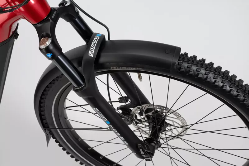 Haibike Trekking 7 Bike High in Red-4