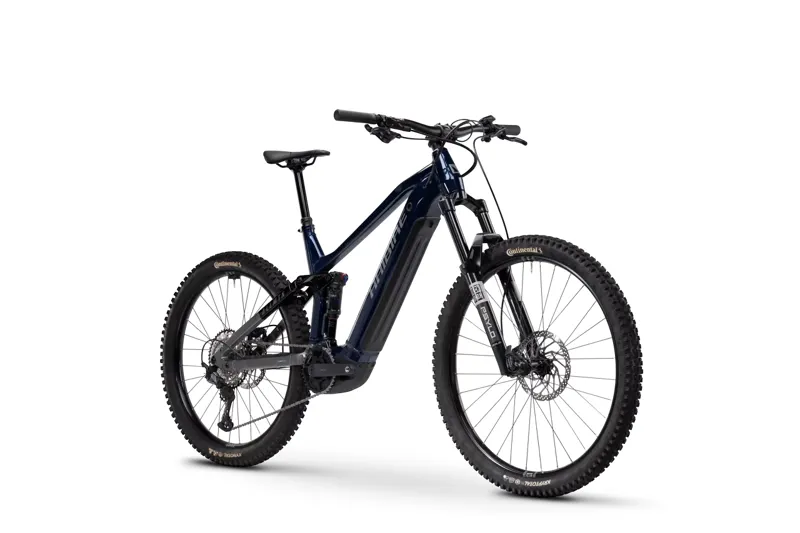 Haibike Allmtn 6 eMountain Bike in Ocean Black/Grey-1