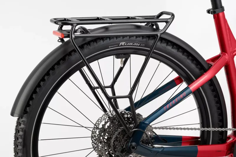 Haibike Trekking 7 Bike Low in Red-3