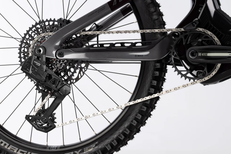 Haibike AllMTN CF 9 in Red/Black/Platinum Glossy-5