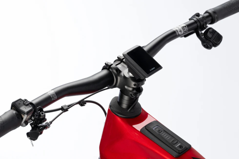 Haibike AllMTN CF 9 in Red/Black/Platinum Glossy-1