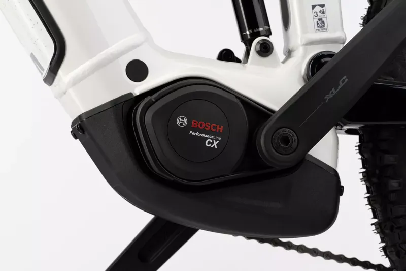 Haibike Alltrail 8 eMountain Bike in White/Blue/Gold-1