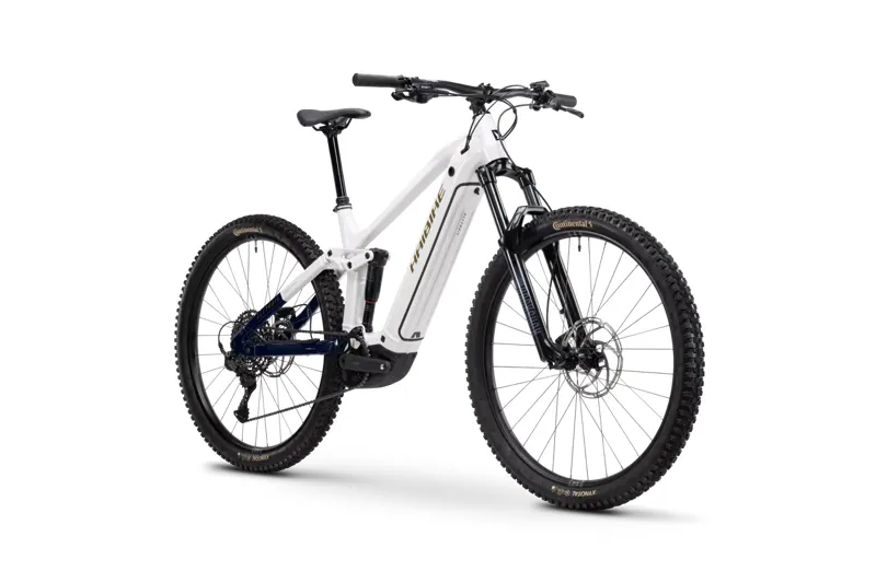 Haibike Alltrail 8 eMountain Bike in White/Blue/Gold-6