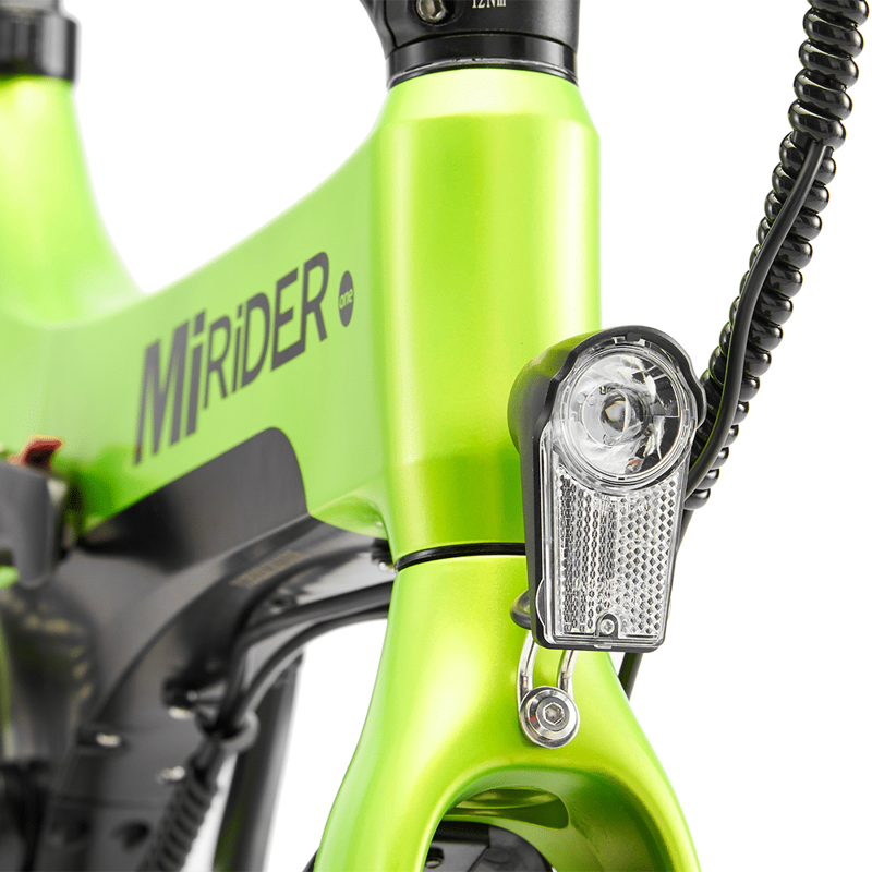 MiRiDER 16 Folding eBike in Acid Green-4