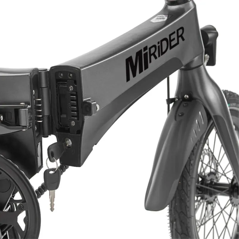 MiRiDER 16 Folding eBike in Onyx Grey-2