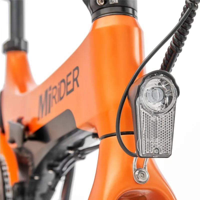 MiRiDER 16 Folding eBike in Ember Orange-3