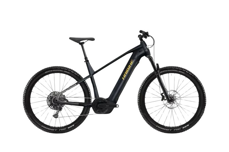 Haibike Alltrack 10 eMountain Bike in Grey/Blue/Yellow