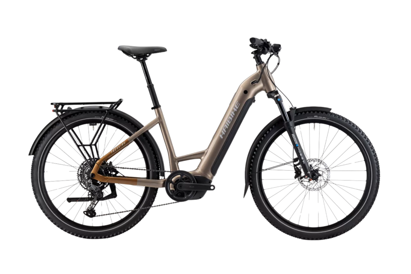 Haibike Trekking 6.5 Bike in Toffee/Sand/Silver-1