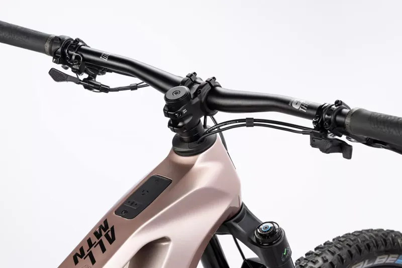 Haibike AllMTN CF 11 TRN/IQ Bike in Rock/Carbon/Orange-5