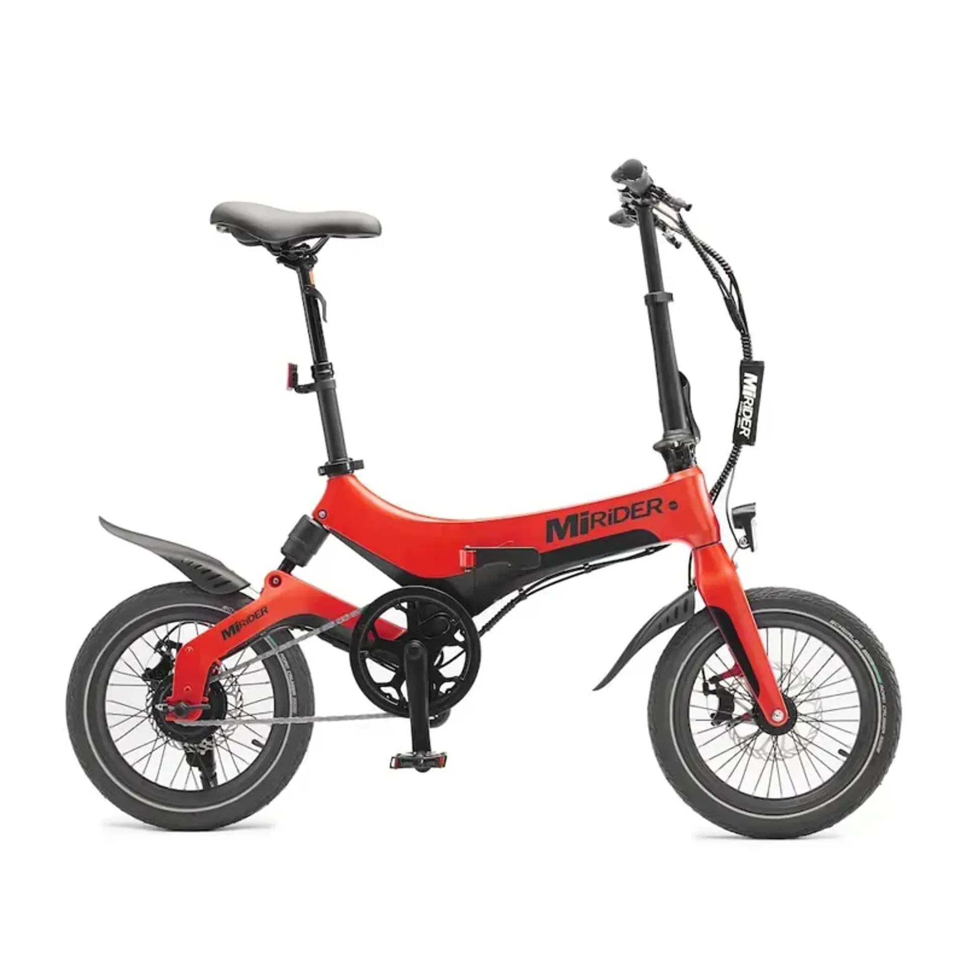 MiRiDER 16 Folding eBike in Eclipse Red