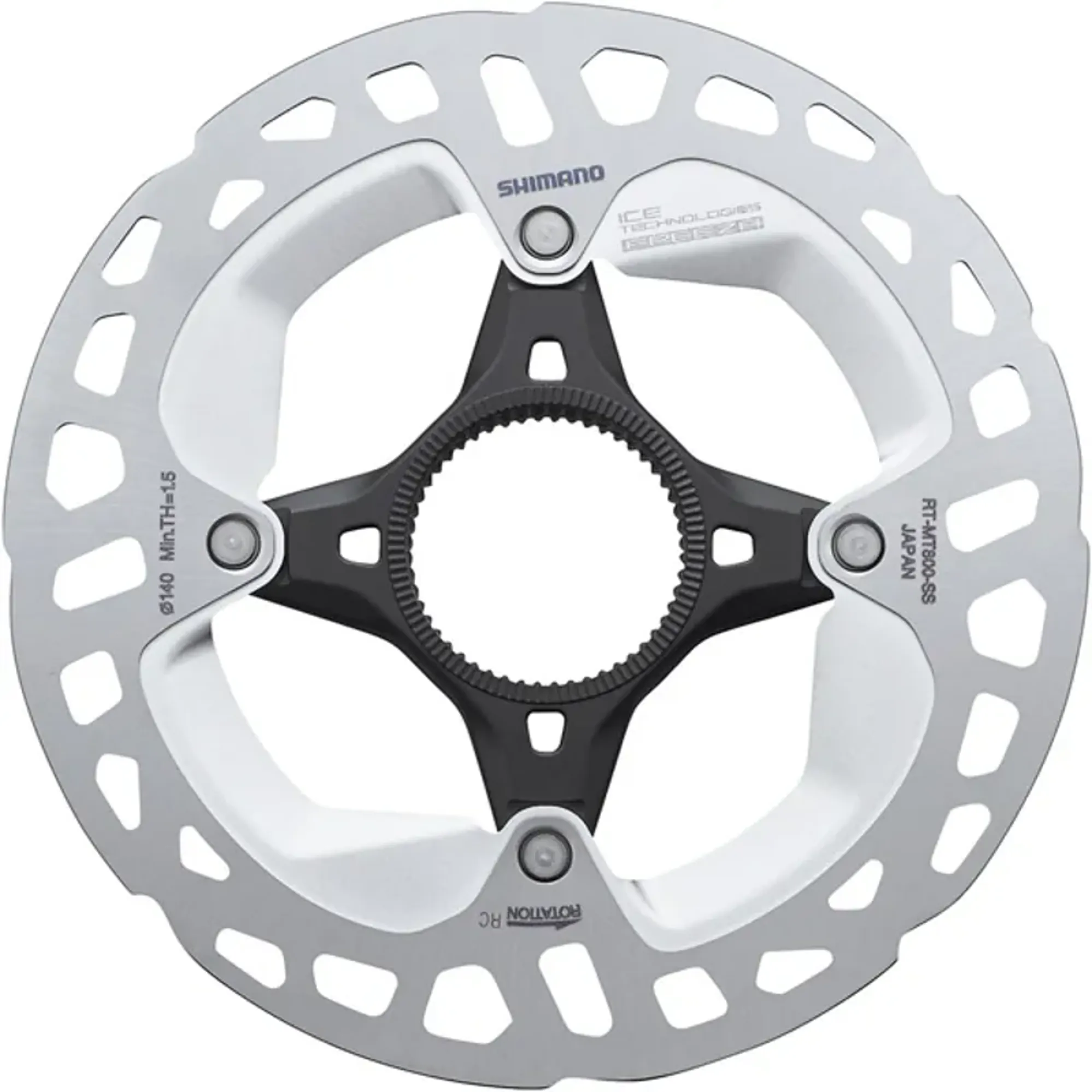 Shimano Deore RT-MT800 Ice Tech 203 mm Disc Rotor with Internal