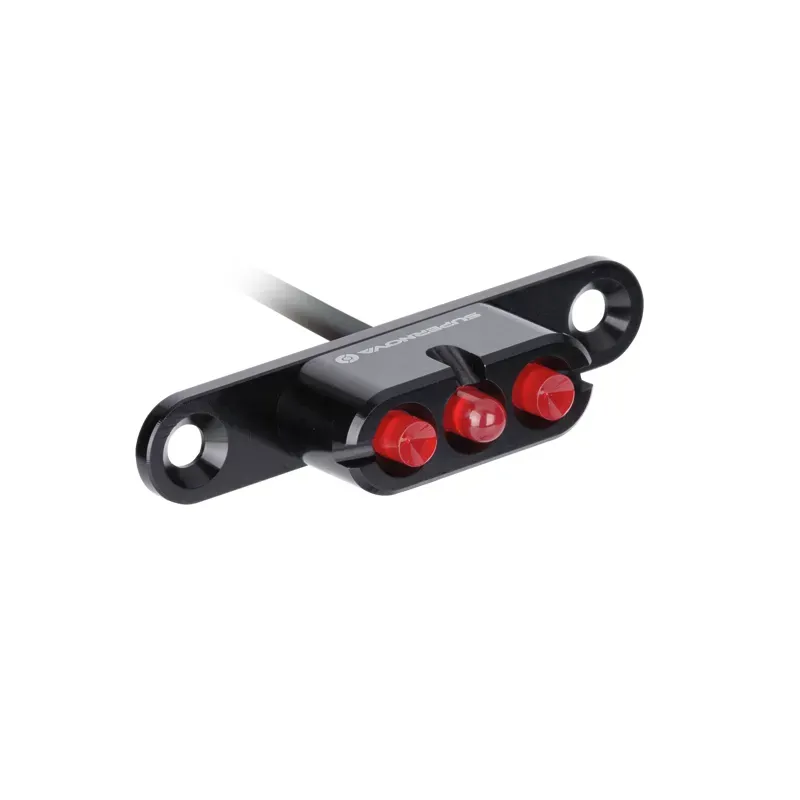Supernova E3 Tail Light 2-bolt Mount AC Current in Black