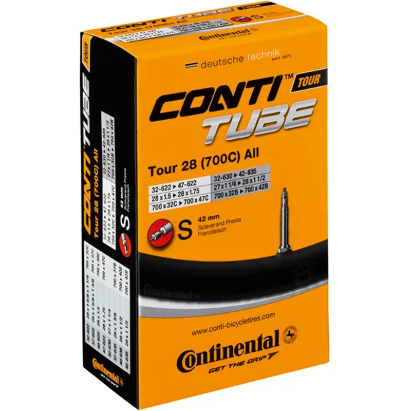 Continental Tour 28 All (700 X 32-47mm) (27 X 1 1/4 - 28 X 1 1/2) Schrader - 40mm ne