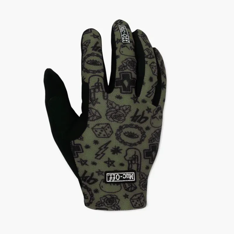 Muc-Off Lightweight Mesh Rider Gloves In Green